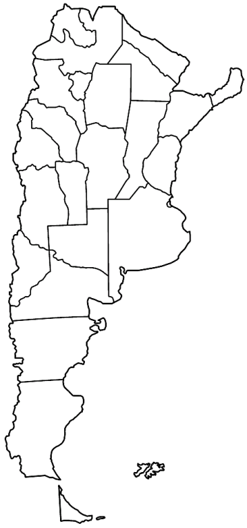 Maantiede ja Kartat Argentina