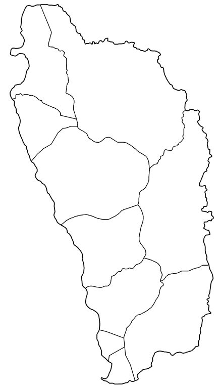Maantiede ja Kartat Dominica