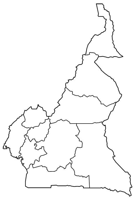 Maantiede ja Kartat Cameroon