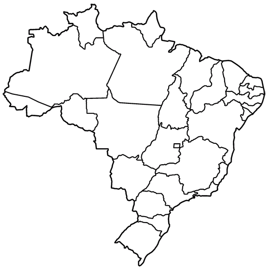 Maantiede ja Kartat Brazil